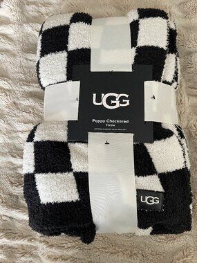 UGG Poppy Checkered Throw-NWT